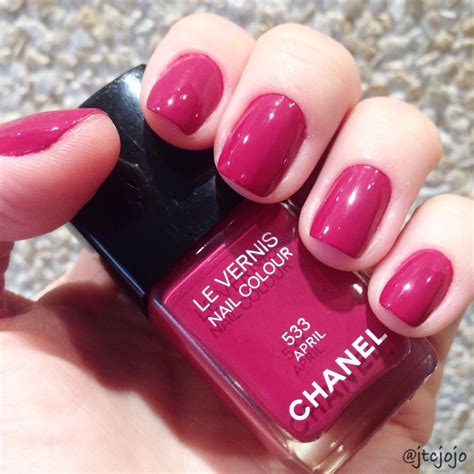 chanel nail polish april 533|chanel nail polish review.